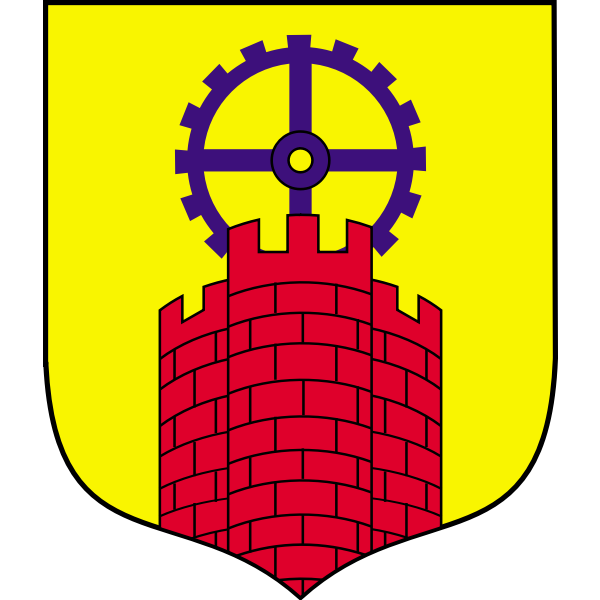 SVG Vector clip art of coat of arms of Zabrze City