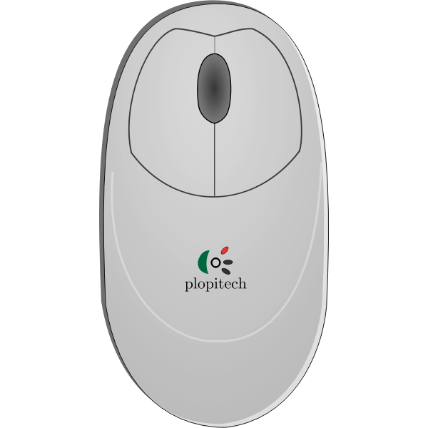 SVG Vector clip art of computer mouse