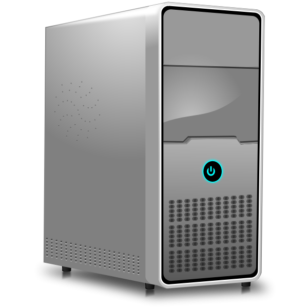 SVG Vector clip art of computer unit