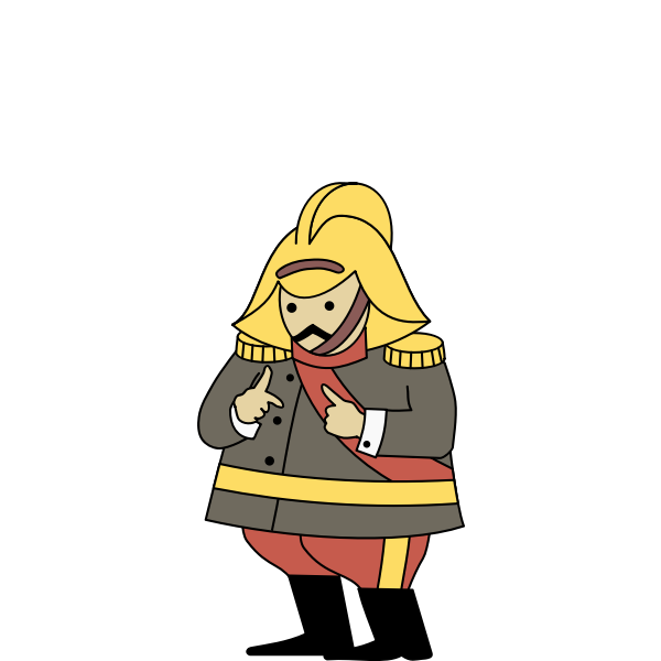 SVG Vector clip art of conductor