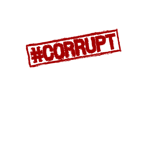 SVG Vector clip art of corrupt stamp