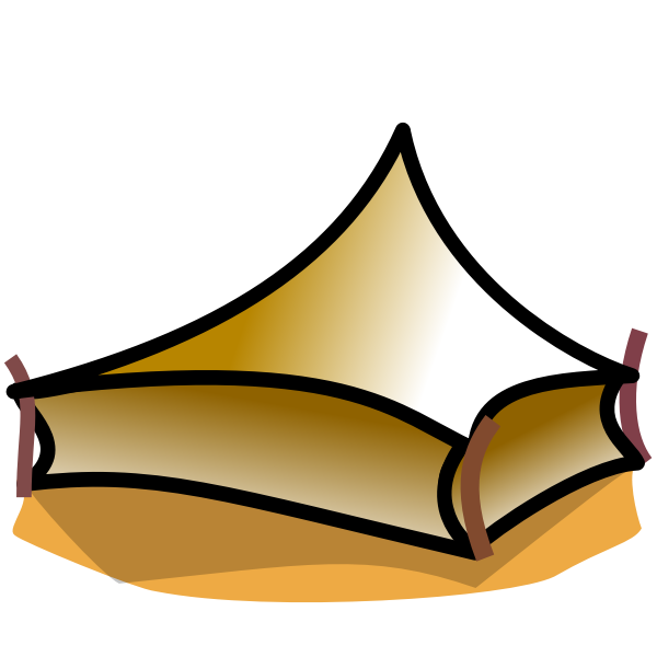 SVG Vector clip art of desert ten
