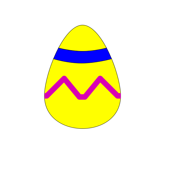SVG Vector clip art of Easter egg