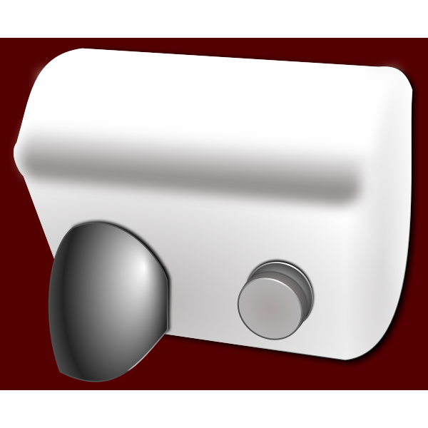 SVG Vector clip art of electronic manual hand dryer