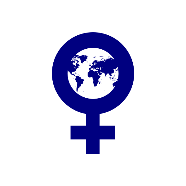 SVG Vector clip art of females of the Earth sign