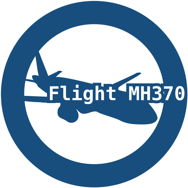 SVG Vector clip art of graphic for the missing Malaysian Airlines flight
