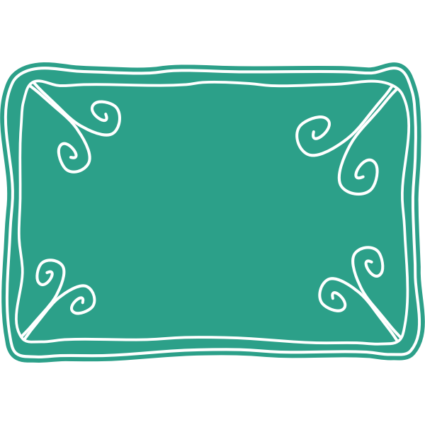 SVG Vector clip art of green voucher template