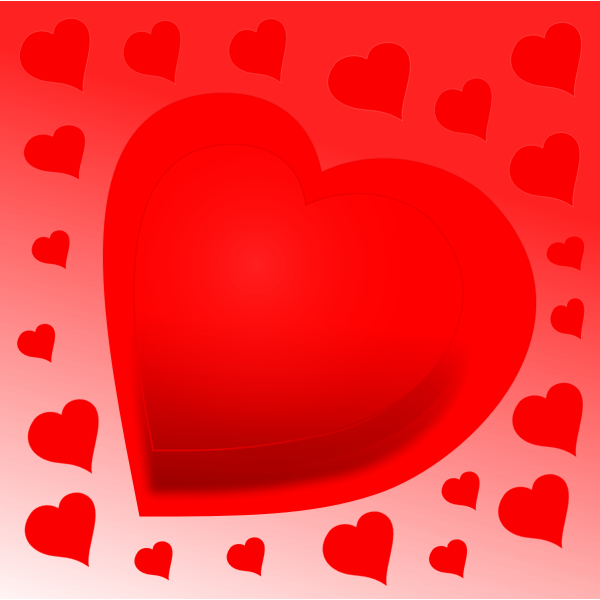 SVG Vector clip art of heart