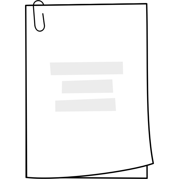 SVG Vector clip art of homework