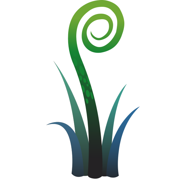 SVG Vector clip art of ilmenskie floral plant