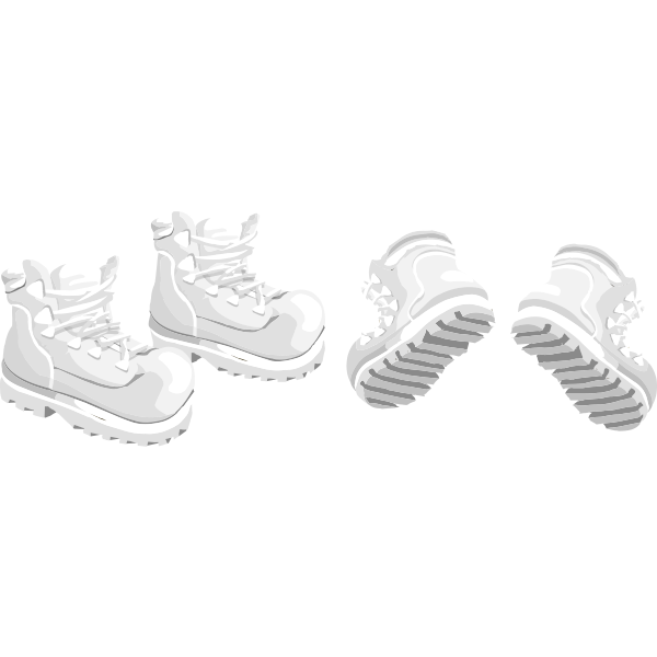 SVG Vector clip art of kid039s boots