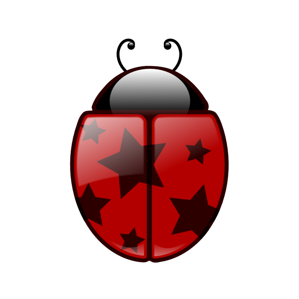 SVG Vector clip art of ladybird insect