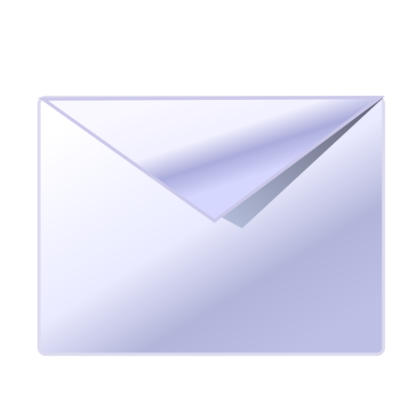 SVG Vector clip art of letter envelope symbol
