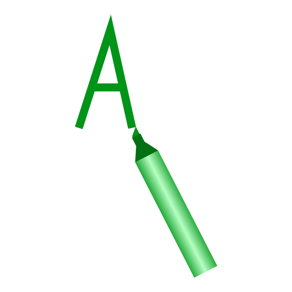 SVG Vector clip art of marker