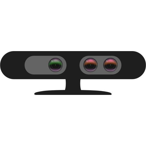 SVG Vector clip art of motion detection sensor device