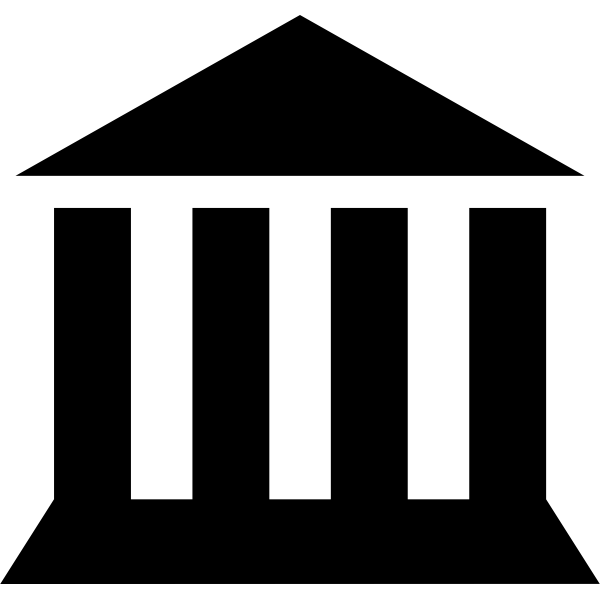 SVG Vector clip art of museum icon