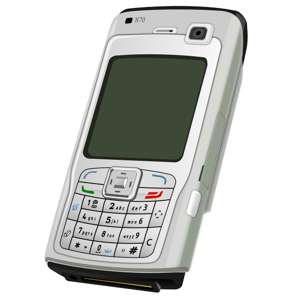 SVG Vector clip art of Nokia mobile device clip art
