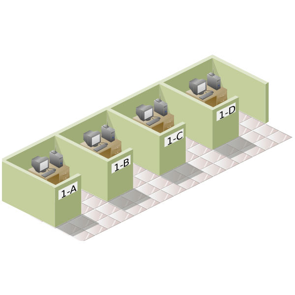 SVG vector clip art of office box