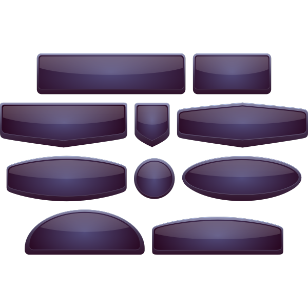 SVG Vector clip art of purple two shade geometrical shapes