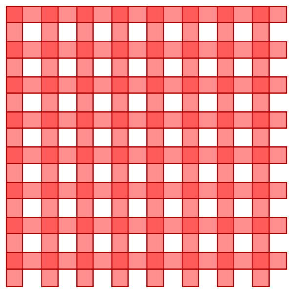 SVG Vector clip art of red and white chess pattern
