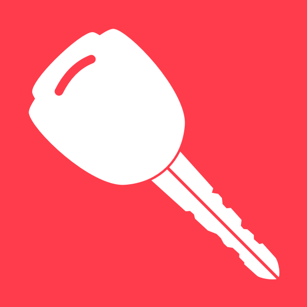 SVG Vector clip art of red door key logo