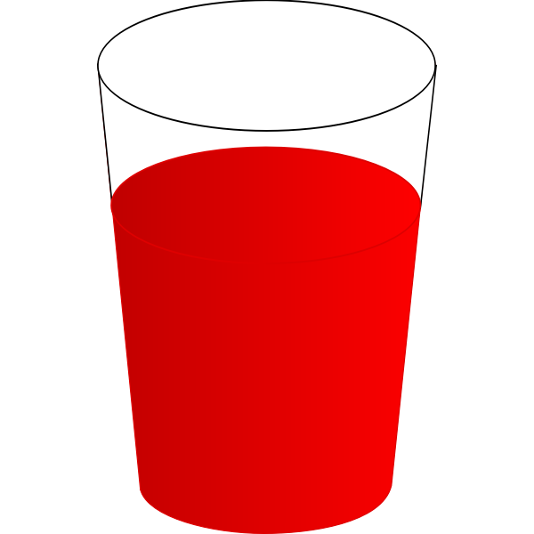 SVG Vector clip art of red punch