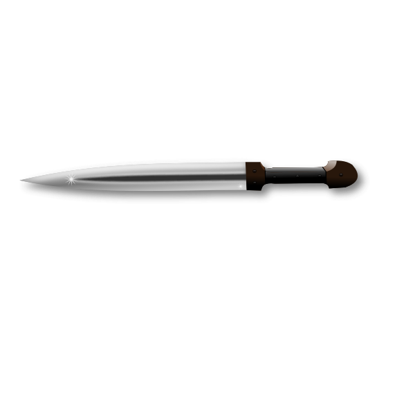SVG Vector clip art of sharp knife