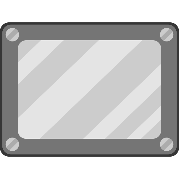 SVG Vector clip art of space platform sing in computer game