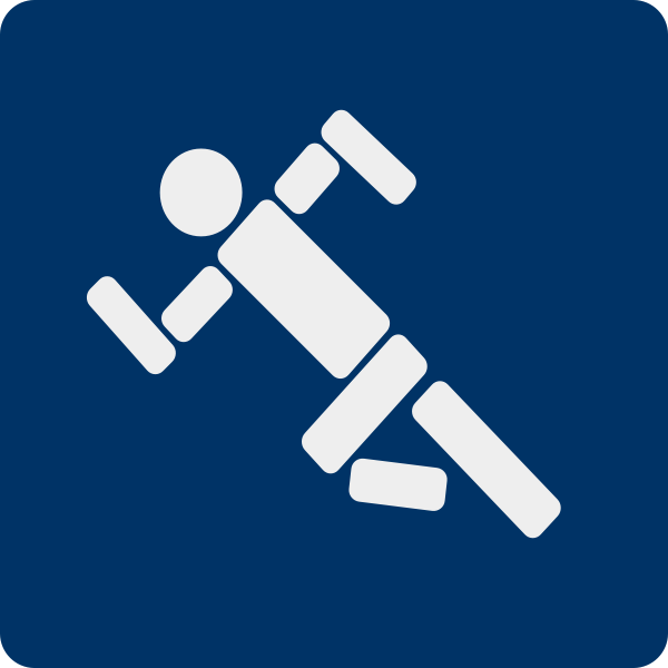 SVG Vector clip art of sports activity pictogram