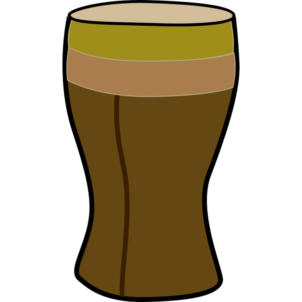 SVG Vector clip art of tall African drum