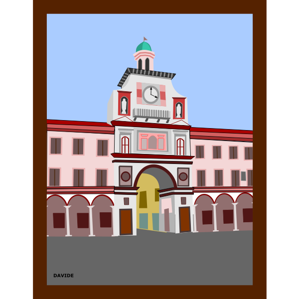 SVG Vector clip art of Torrazzo