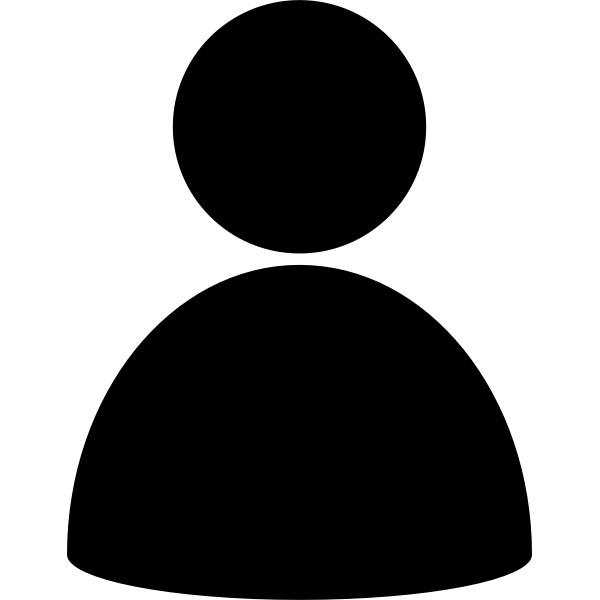 SVG Vector clip art of user symbol