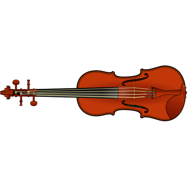SVG Vector clip art of violin
