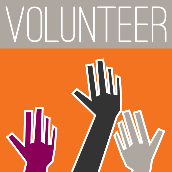 SVG Vector clip art of volunteering sign