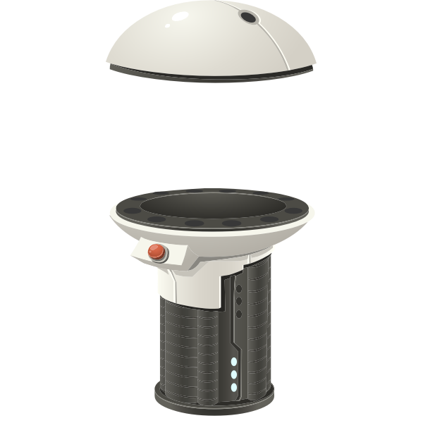 SVG Vector clip art of whistle stand