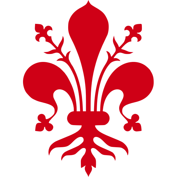 SVG Vector coat of arms of Florence City