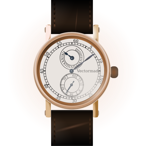 SVG Vector drawing of a classic watch