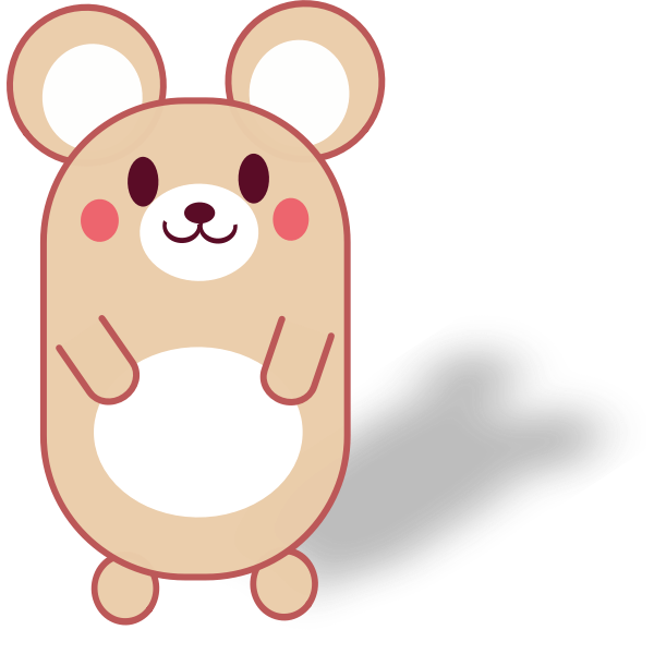 SVG Vector drawing of a mouse