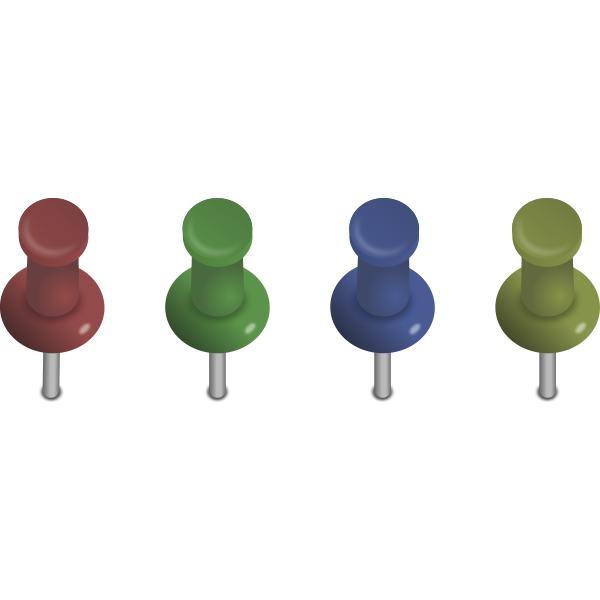 SVG Vector drawing of a pins