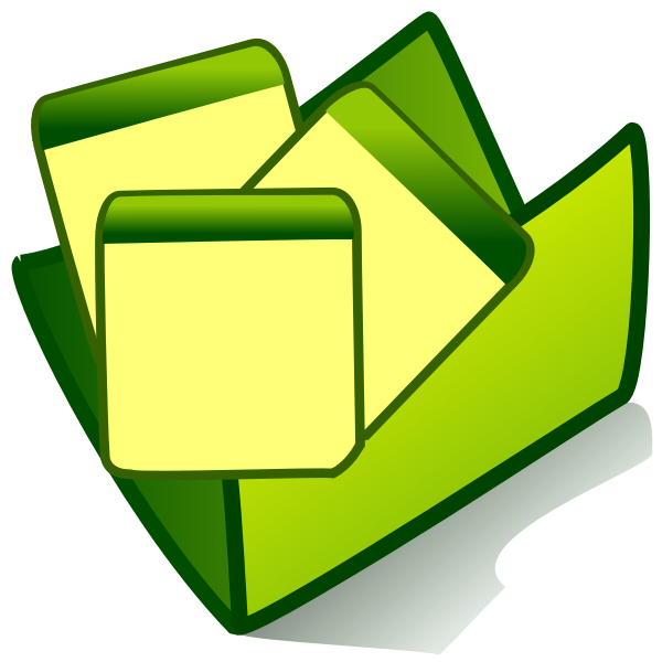 SVG Vector drawing of application folder icon