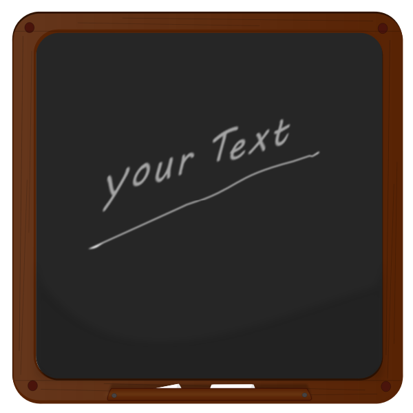 SVG Vector drawing of blackboard