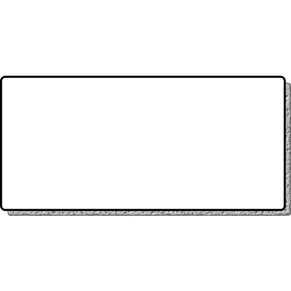 SVG Vector drawing of border frame with a metallic shadow