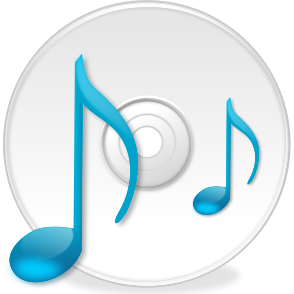 SVG Vector drawing of CD icon