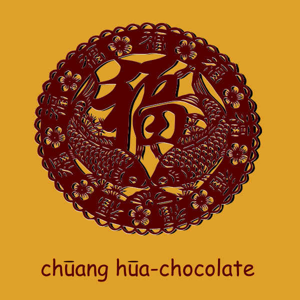 SVG Vector drawing of chung hua chocolate sign