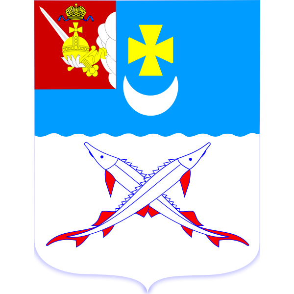 SVG Vector drawing of coat of arms of Belozersk town