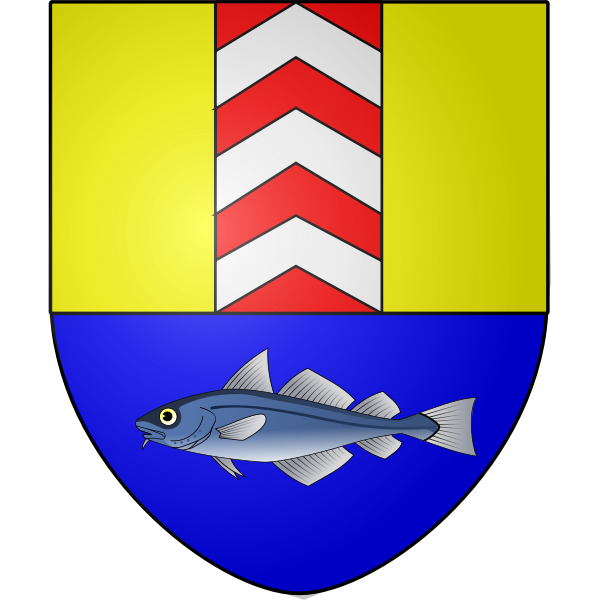 SVG Vector drawing of coat of arms of Boudry City