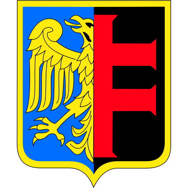 SVG Vector drawing of coat of arms of Chorzow City