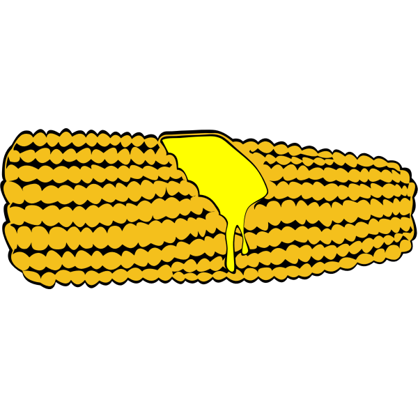SVG Vector drawing of corn