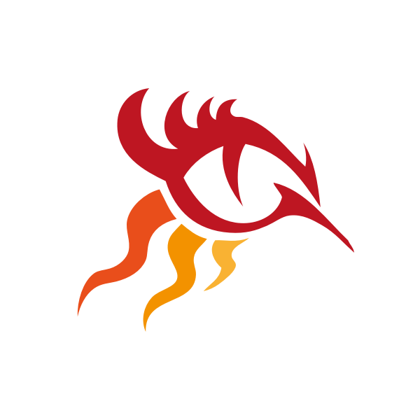 SVG Vector drawing of forward moving fire flame