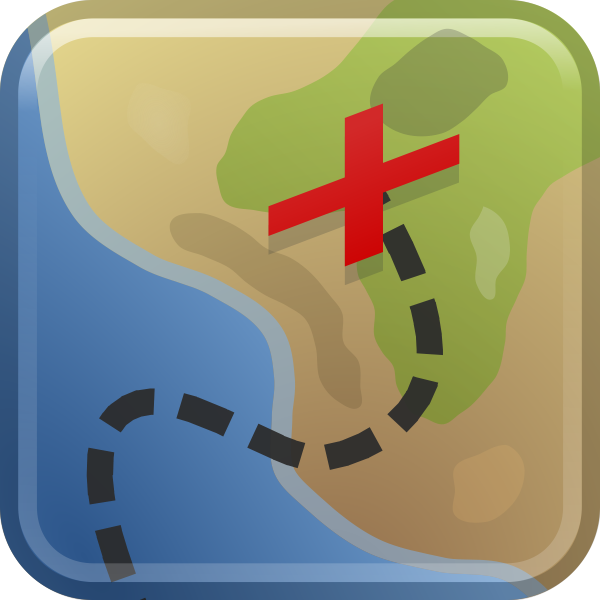 SVG Vector drawing of gaming site adventure icon